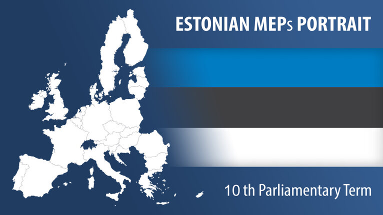 Fotografia 6: Estonian MEPs official portraits - 10th Parliamentary term.