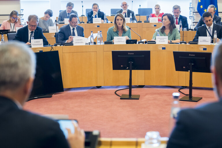 Photo 2 : Meeting of the EP Conference of President