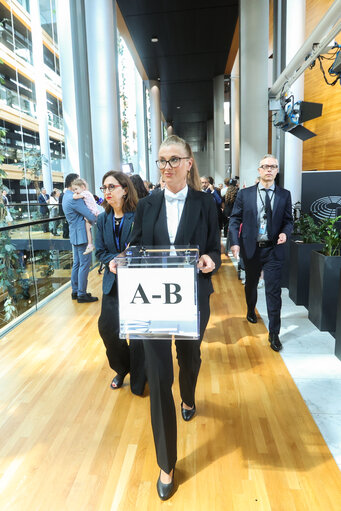 Fotogrāfija 41: EP Plenary session - Election of the new EP President