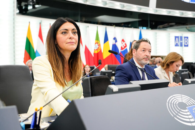 Fotogrāfija 47: EP Plenary session - Election of the new EP President