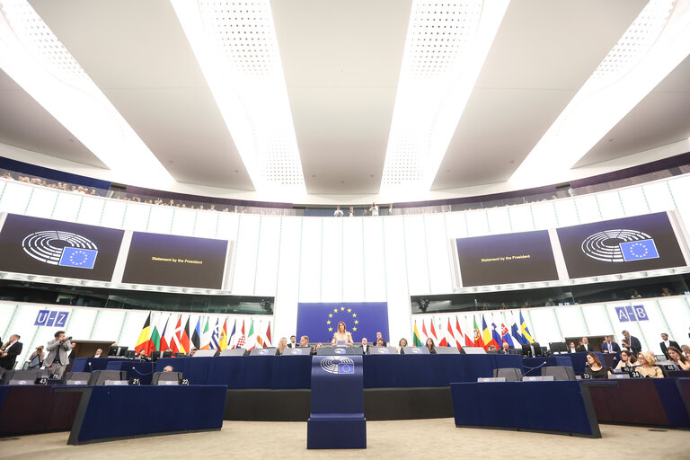 Billede 12: EP Plenary session - Election of the new EP President