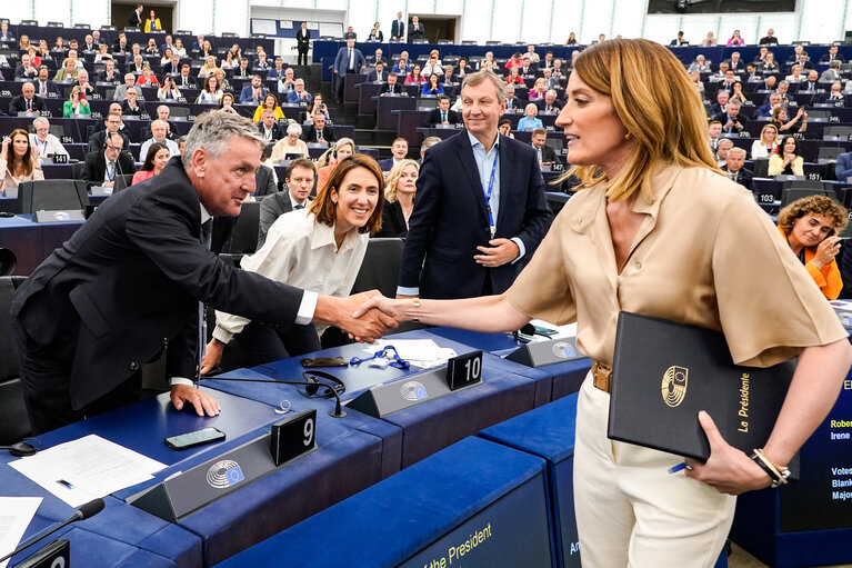 Fotogrāfija 29: EP Plenary session - Election of the new EP President