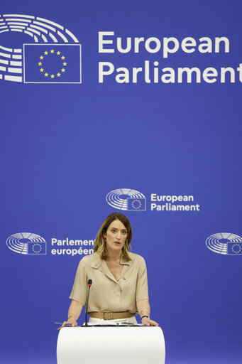 Fotografia 15: Press conference of the newly elected President of the EP