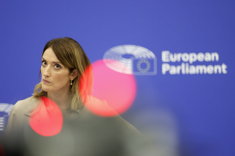 Fotografia 9: Press conference of the newly elected President of the EP