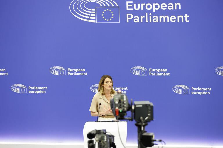 Fotó 3: Press conference of the newly elected President of the EP