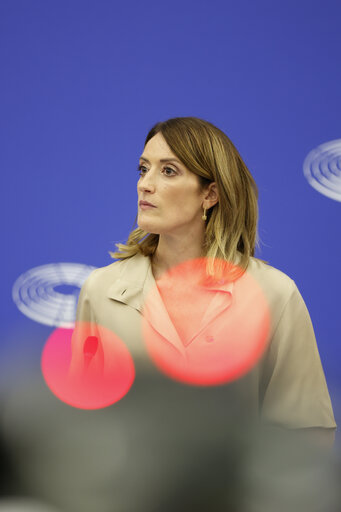 Suriet 10: Press conference of the newly elected President of the EP