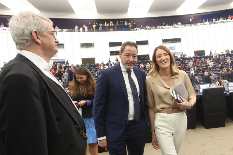 Photo 4 : EP Plenary session - Election of the new EP President