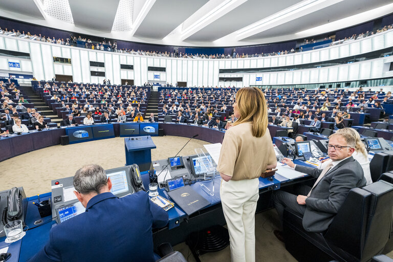 Fotagrafa 16: EP Plenary session.- Election of the new EP President