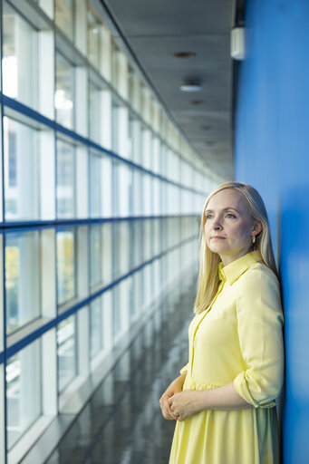 Fotografia 1: Maria OHISALO in the EP in Strasbourg