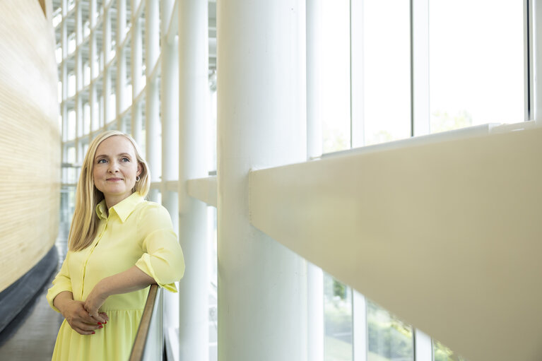 Fotografia 5: Maria OHISALO in the EP in Strasbourg