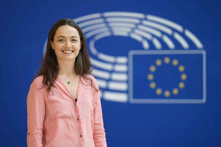 Chloé RIDEL in the EP in Strasbourg