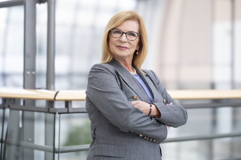 Φωτογραφία 11: Malgorzata GOSIEWSKA in the EP in Brussels