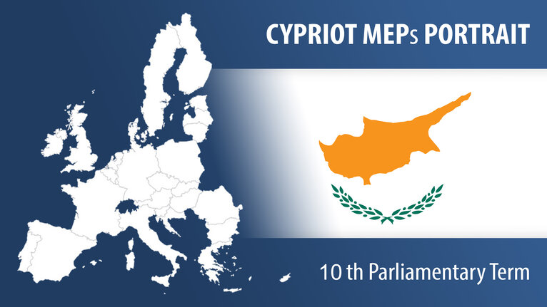 Cyprus MEPs official portraits - 10th Parliamentary term.