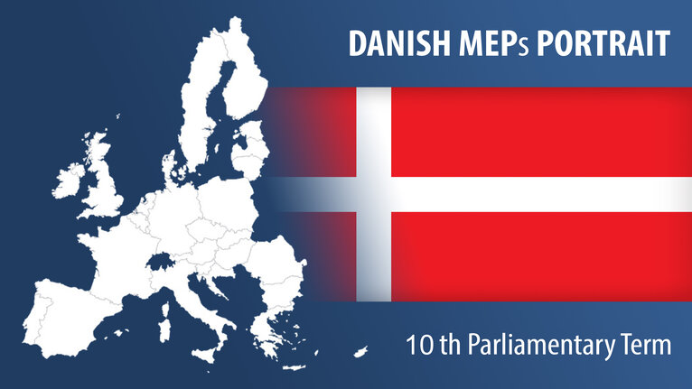 DANISH MEPs official portrait - 9th Parliamentary term.