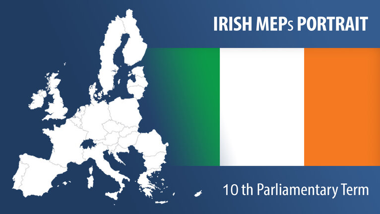 Irish MEPs official portraits - 10th Parliamentary term.