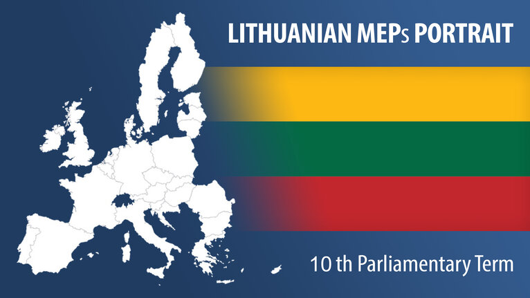 Lithuanian MEPs official portraits - 10th Parliamentary term.