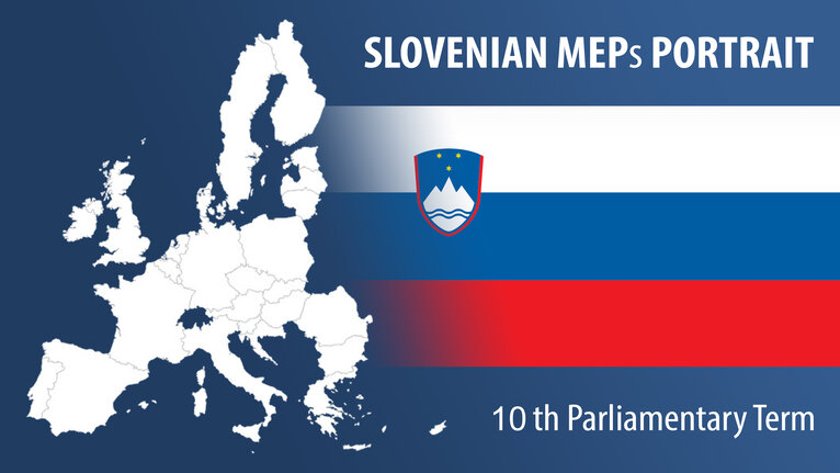 Slovenian MEPs official portraits - 10th Parliamentary term.