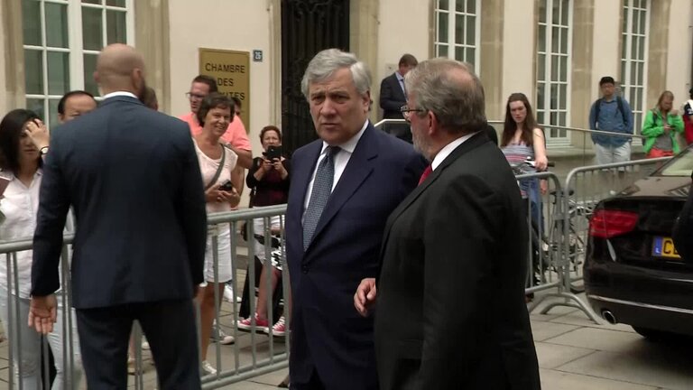 Official visit by Antonio TAJANI, EP President to Luxembourg: meeting with Mars DI BARTOLOMEO, President of the Chamber of Deputies, ambiance shots of the plenary session