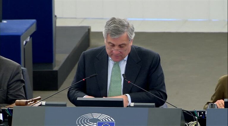 EP Plenary session: extracts from the opening session