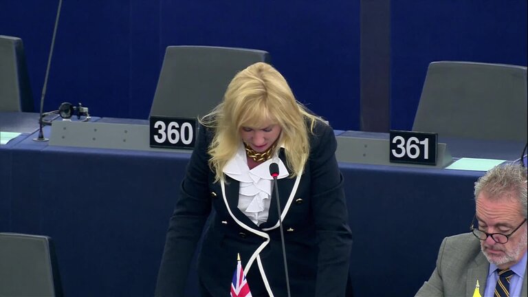 (11) EP Plenary session: Brexit - State of play of negotiations with the United Kingdom. Round of political group speakers: Janice ATKINSON (ENF, UK) (09:57 - 09:59)