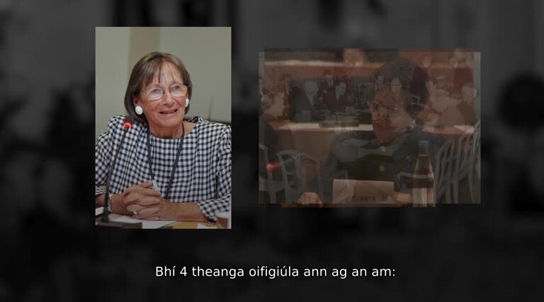 Renée Van Hoof-Haferkamp: ceannródaí san ateangaireacht ag na hinstitiúidí Eorpacha