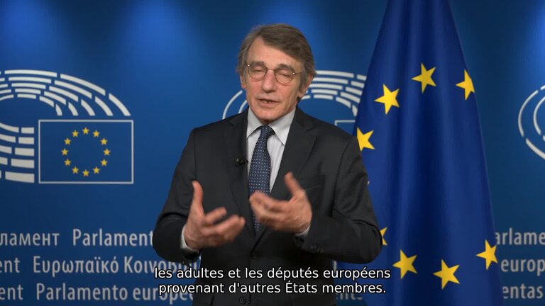 Message de David Sassoli, Président du Parlement européen, au réseau EPAS