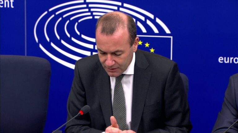 Press conference by Manfred WEBER (EPP, DE), EPP Group Leader: EPP press briefing