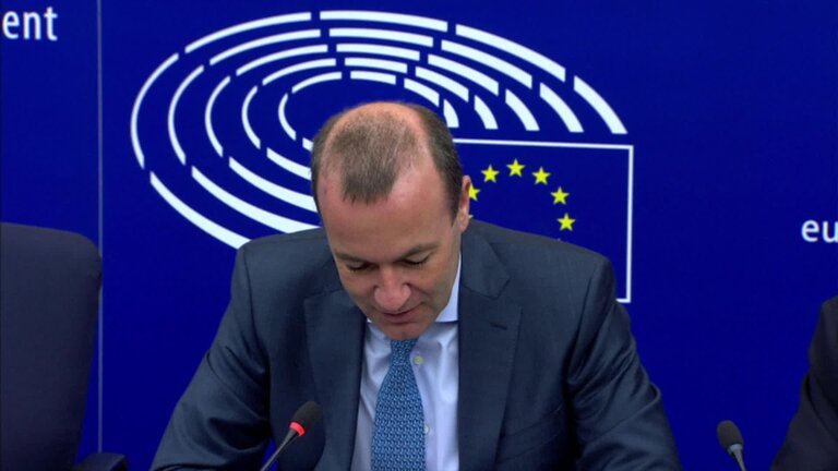 Press conference by Manfred WEBER (EPP, DE), EPP Group Leader - EPP press briefing