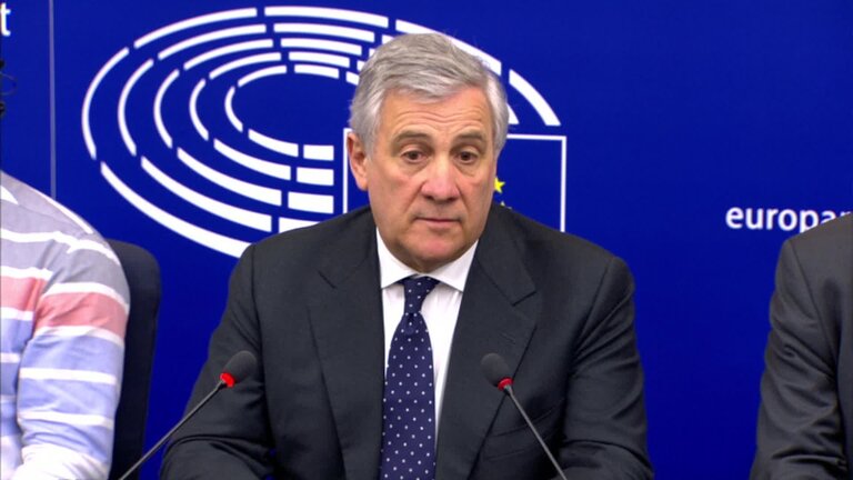 Press conference by Antonio TAJANI, EP President, on Sakharov Prize 2018