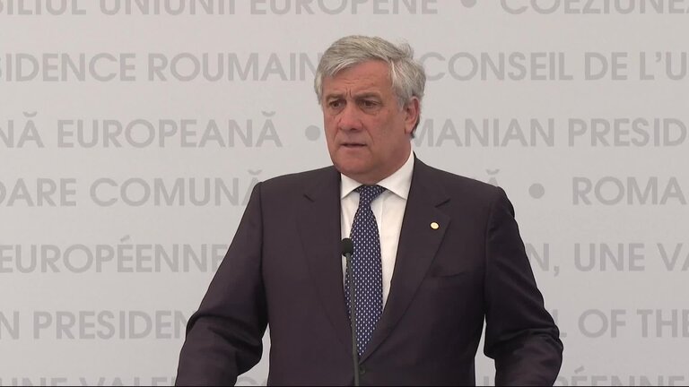 EP Press conference by Antonio TAJANI, EP President, following the Informal Summit of Heads of State or Government of the EU in Sibiu, Romania: Q&A