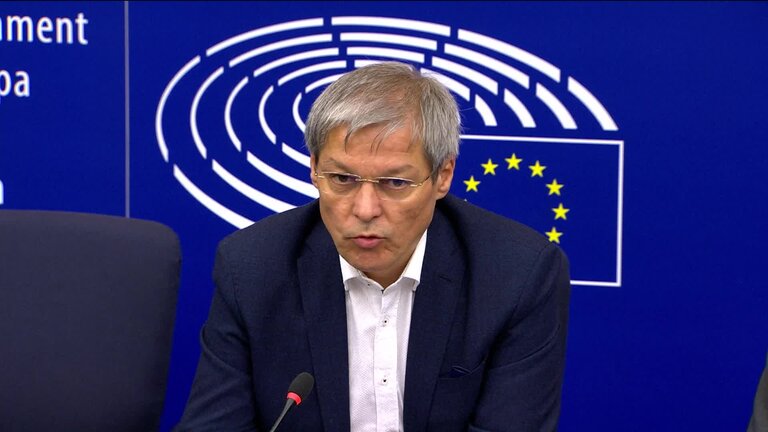 Press conference by Dacian CIOLOȘ (RE, RO), RE Group Leader: RE press briefing