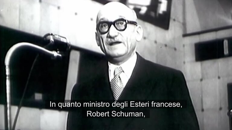 IT subt - Clip: Exhibition for the 70th anniversary of the Schuman Declaration (Version with Italian subtitles)