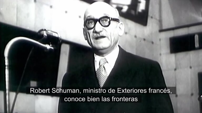 ES subt - Clip: Exhibition for the 70th anniversary of the Schuman Declaration (Version with Spanish subtitles)