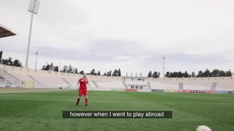 First-time voters role-play voting in Malta: a Maltese footballer story