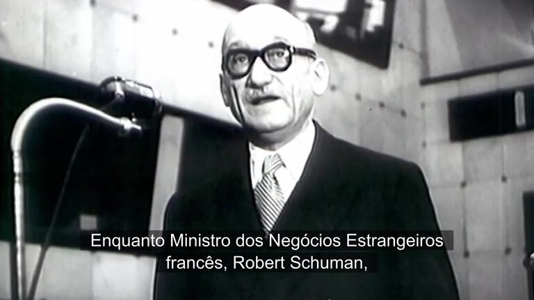 PT subt - Clip: Exhibition for the 70th anniversary of the Schuman Declaration (Version with Portuguese subtitles)