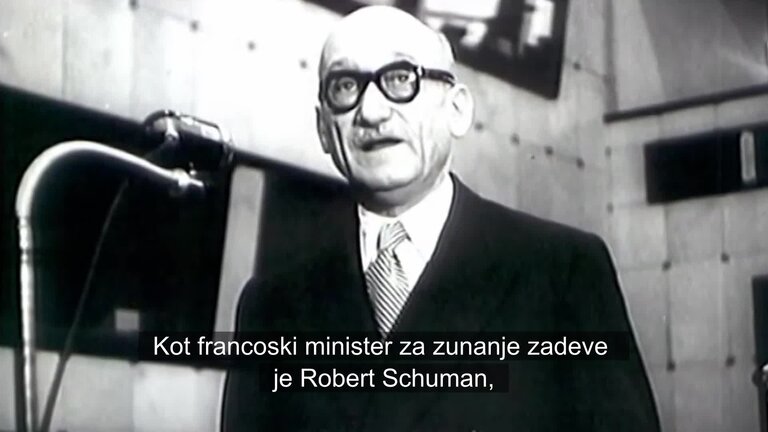 SL subt - Clip: Exhibition for the 70th anniversary of the Schuman Declaration (Version with Slovenian subtitles)