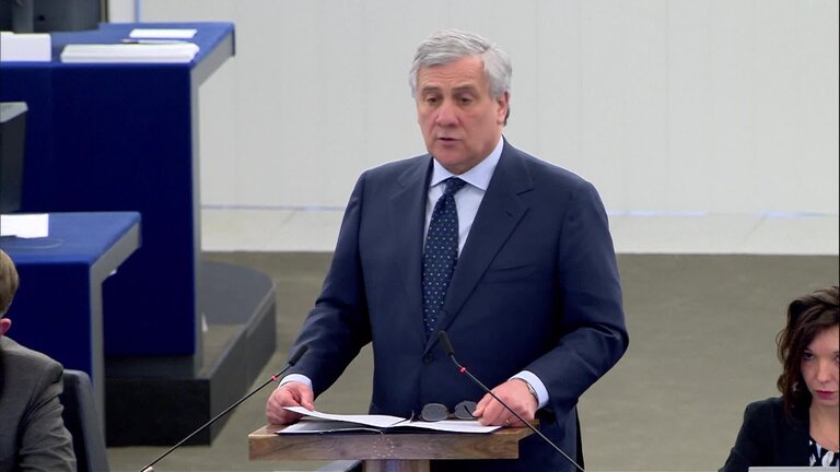 Introductory remarks on Syria's human tragedy and women's rights: extracts from the opening speech by Antonio TAJANI, EP President