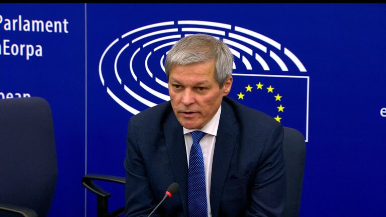 Press conference by Dacian CIOLOȘ (RO, RE), Renew Europe Group Leader, RE press briefing (14:36 - 14:55)