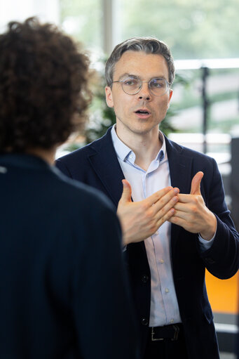 Photo 4 : Thomas PELLERIN-CARLIN in the EP in Brussels