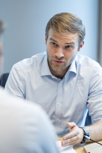 Photo 3 : Tobias CREMER in the EP in Brussels