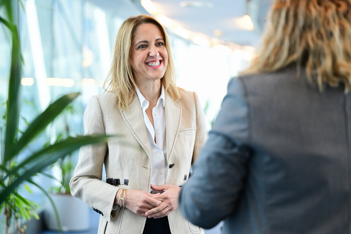 Cristina MAESTRE MARTIN in the EP in Brussels