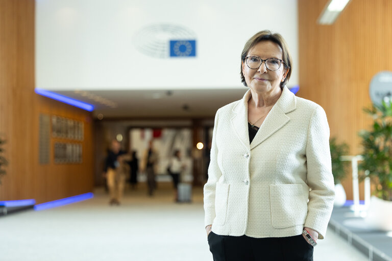 Φωτογραφία 9: Ewa KOPACZ in the EP in Brussels