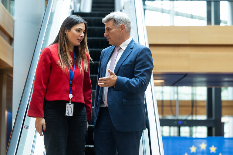 Fotografia 6: Nikolas FARANTOURIS in the EP in Strasbourg