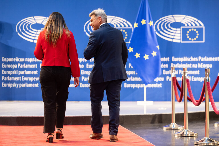 Fotografia 11: Nikolas FARANTOURIS in the EP in Strasbourg