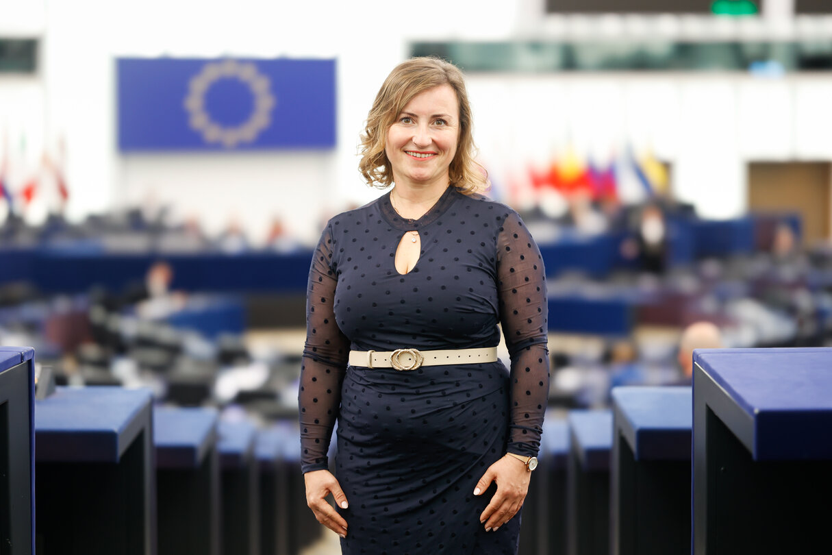 Viktoria FERENC in the EP in Strasbourg