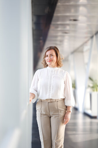 Viktoria FERENC in the EP in Strasbourg