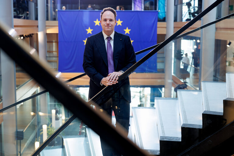 Fotografija 11: Erno SCHALLER BAROSS in the EP in Strasbourg