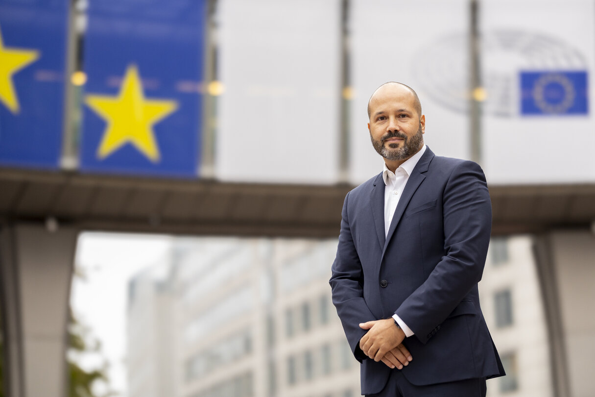 Sergio GONCALVES in the EP in Brussels