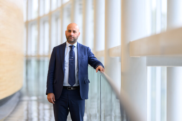 Fotografija 7: Michele PICARO in the EP in Strasbourg