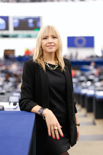 Photo 6 : Silvia SARDONE in the EP in Strasbourg